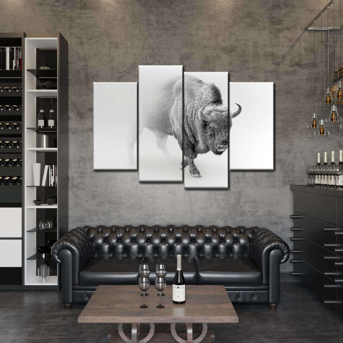 Wild Bison Wall Art