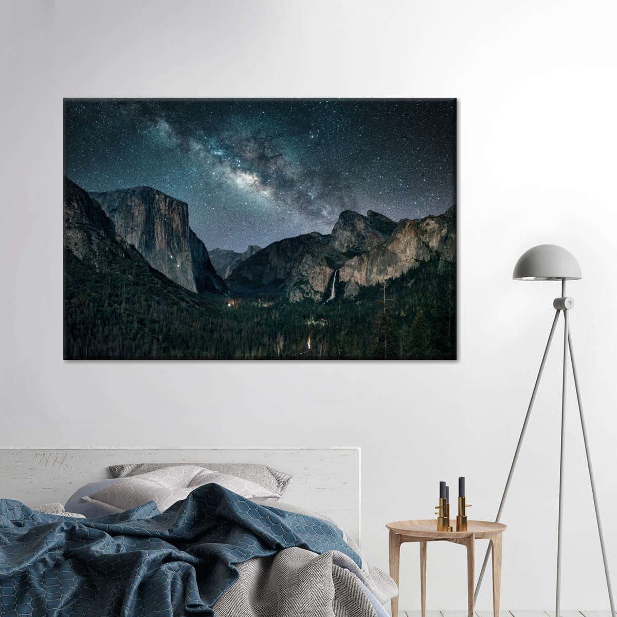 Stargazing At Yosemite Wall Art