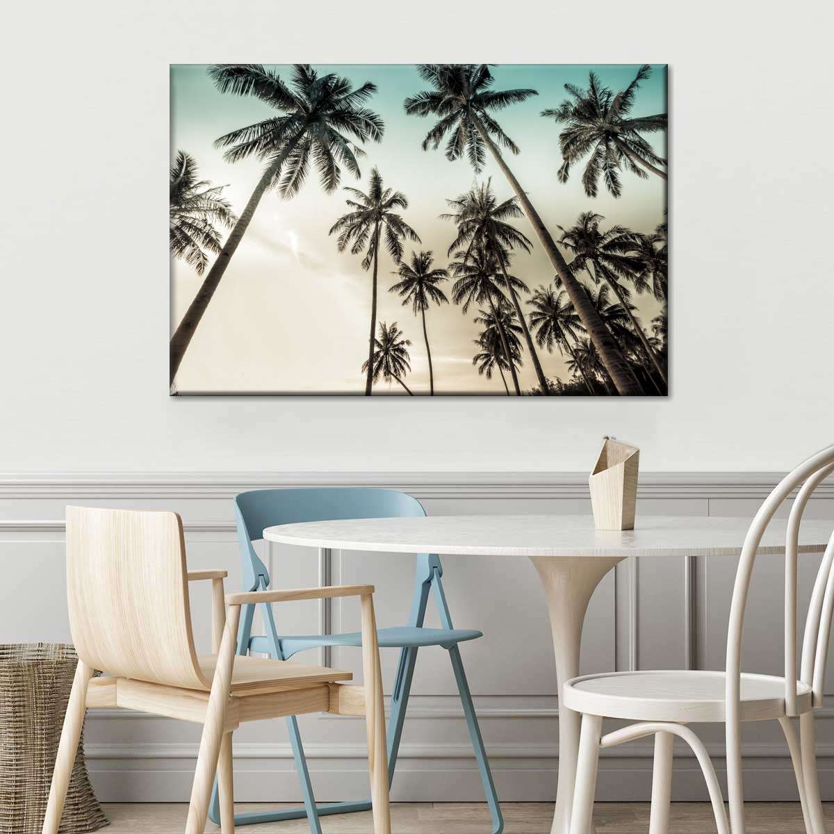 Dawning Above Palm Trees Wall Art