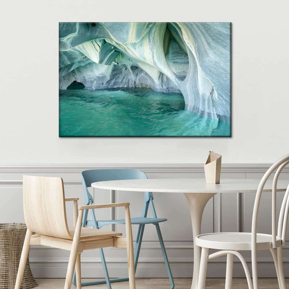 Marble Caves Carrera Lake Wall Art