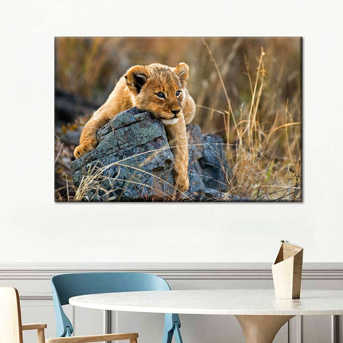 Safari Lion Cub Wall Art