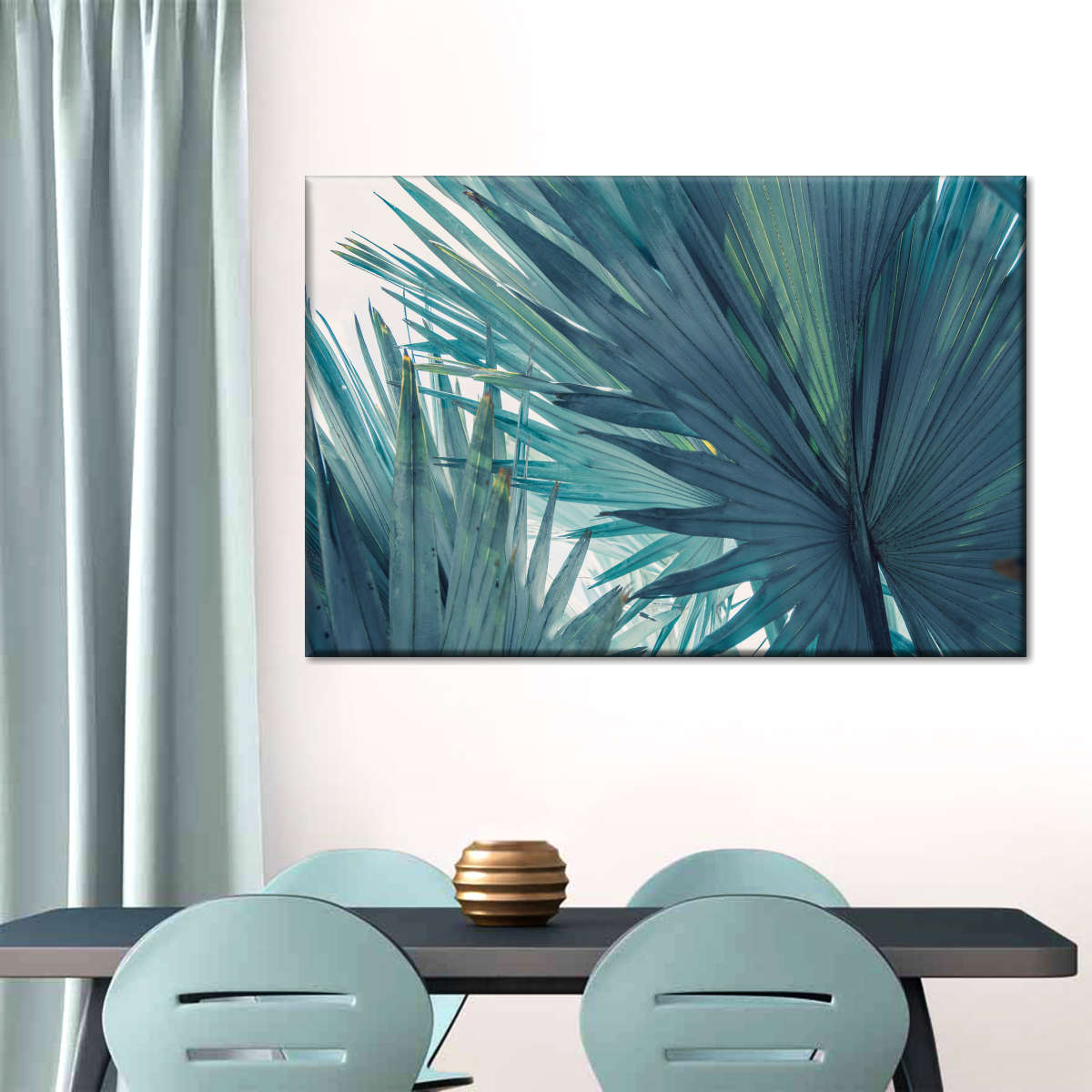 Bushy Palm Leaves Wall Art