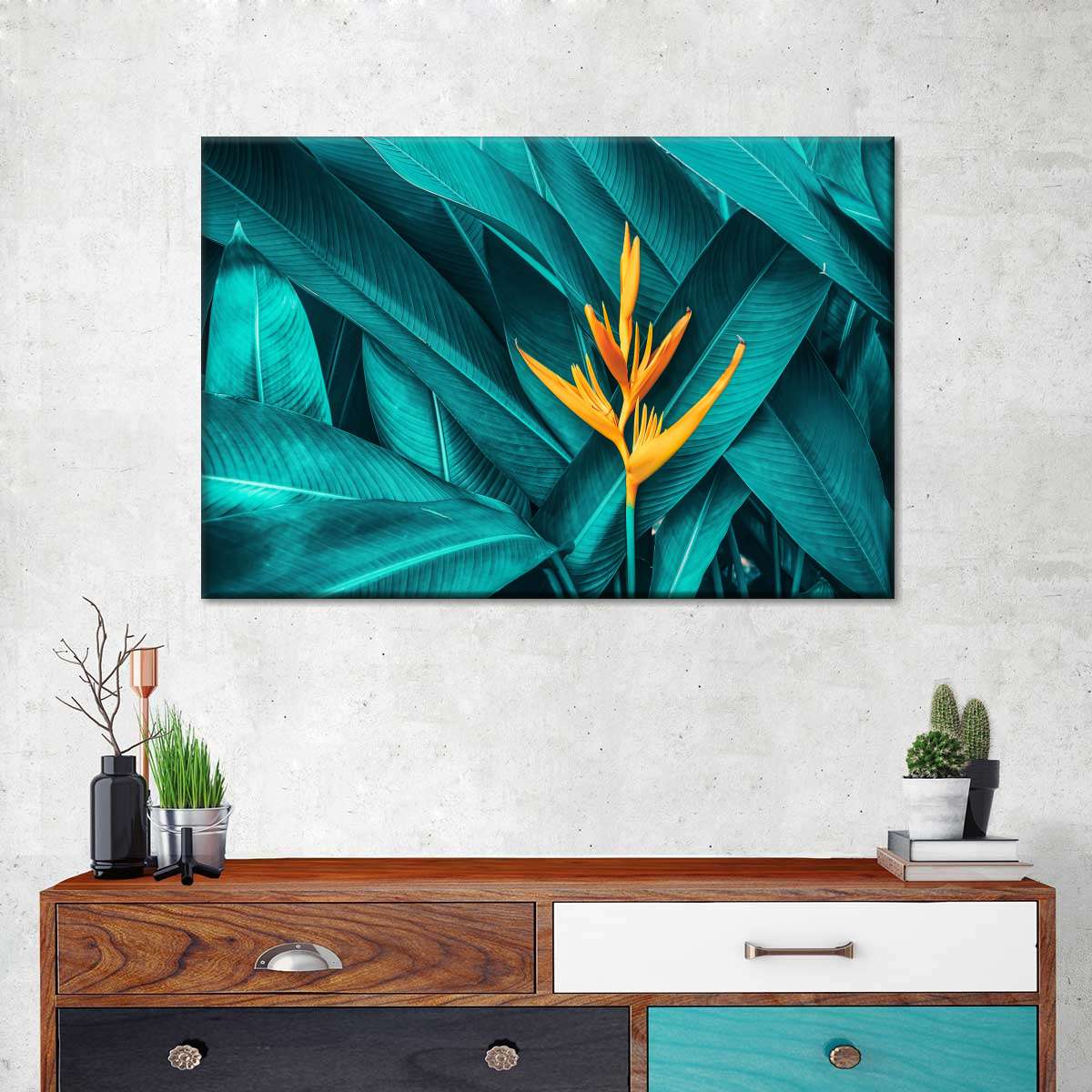 Exotic Tropical Bird Of Paradise Wall Art