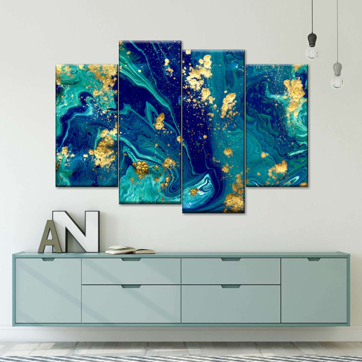 Marble Flow Abstract Wall Art