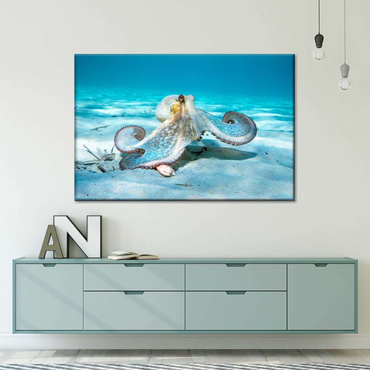 Roaming Octopus Wall Art