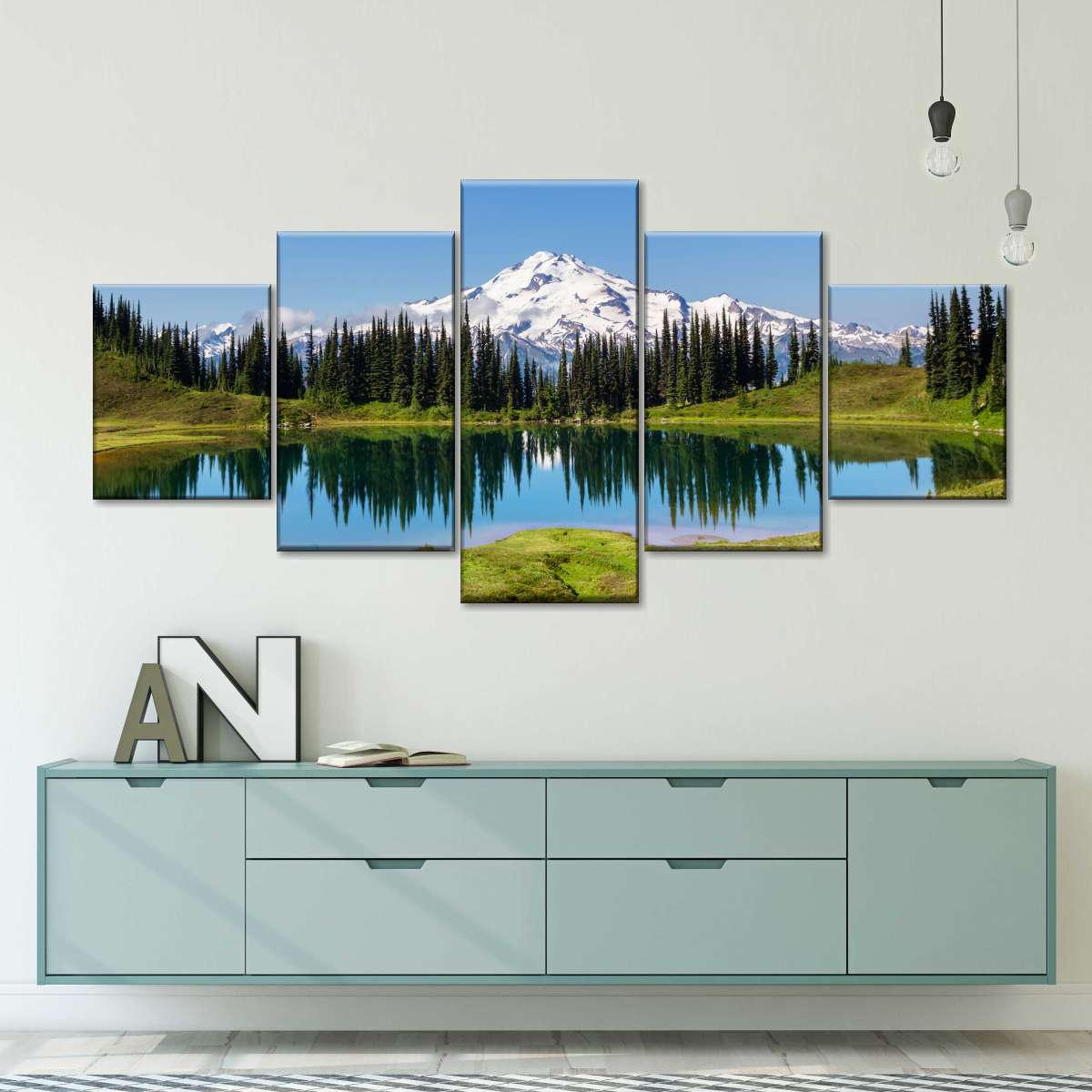 Mount Rainier Little Lagoon Wall Art