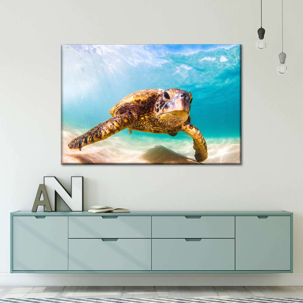 Hawaiian Turtle Wall Art