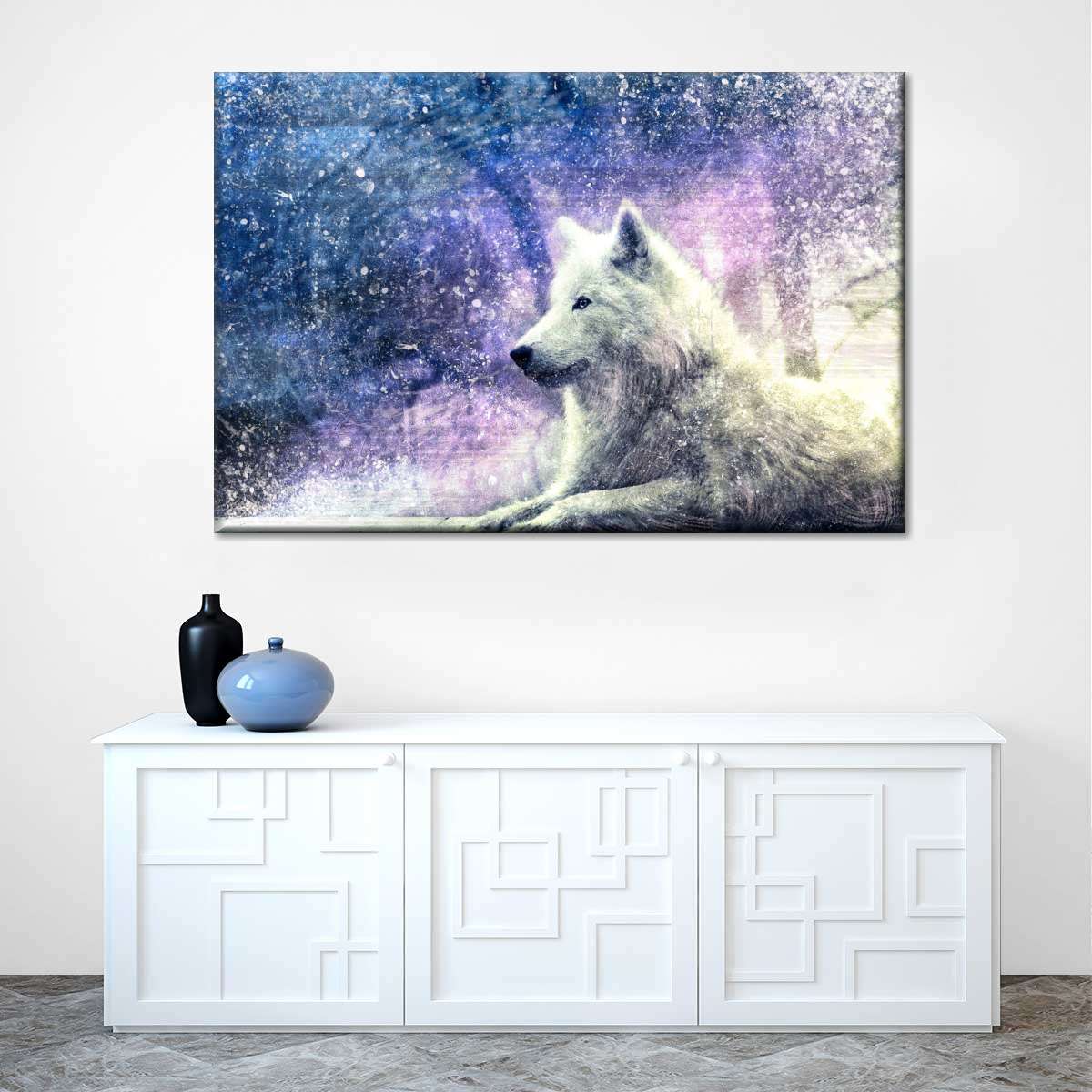 White Wolf Wall Art