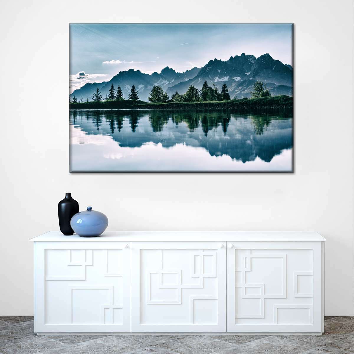 Daylight Mountain Scenery Wall Art