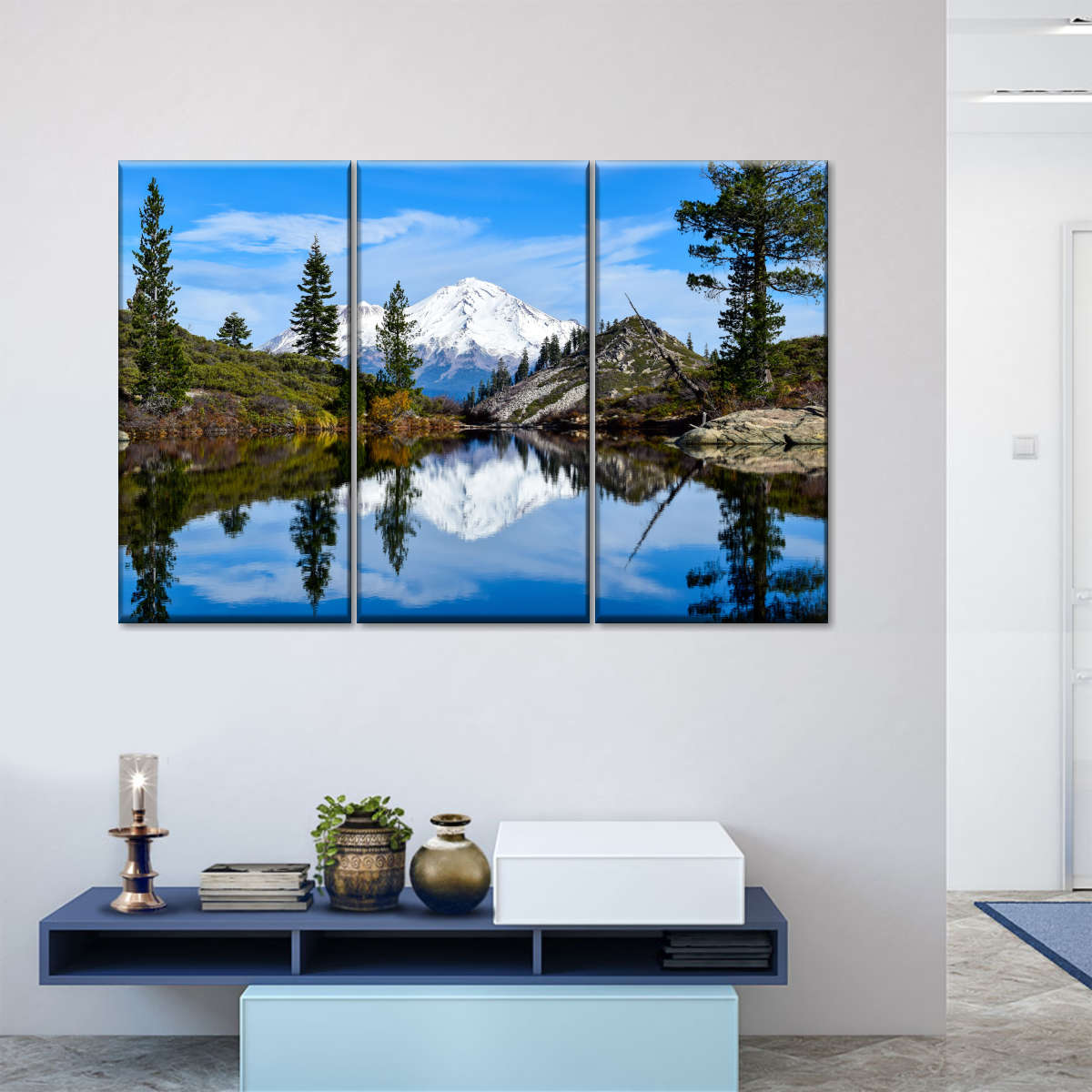 Mount Shasta Heart Lake Wall Art