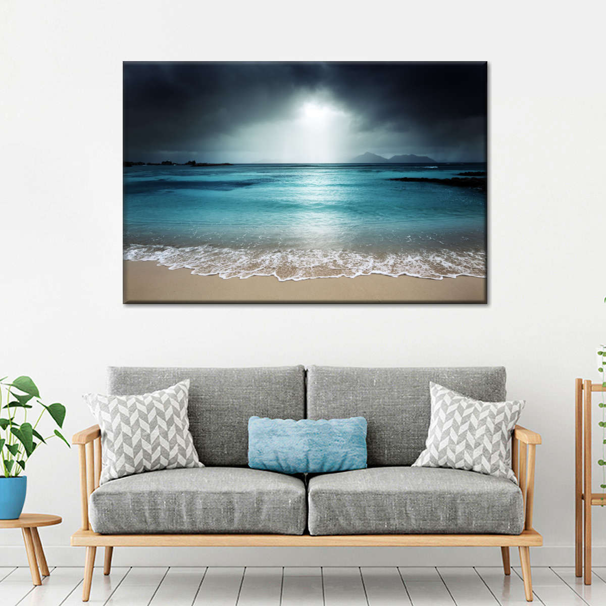 La Digue Island Evening Sky Wall Art