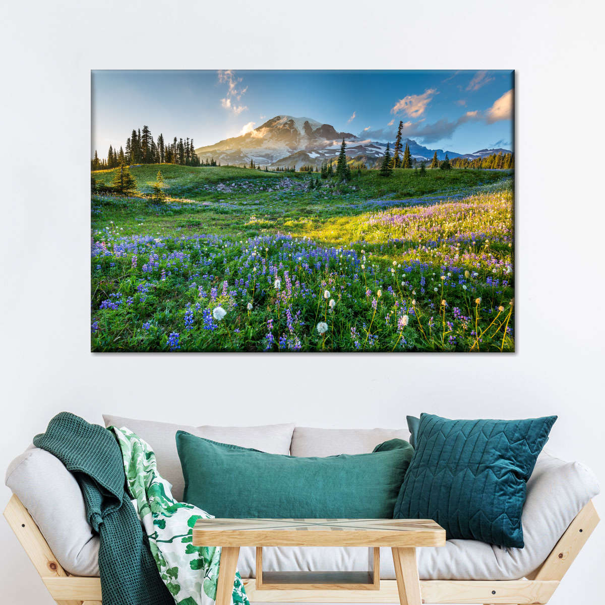 Springtime At Mount Rainier Wall Art