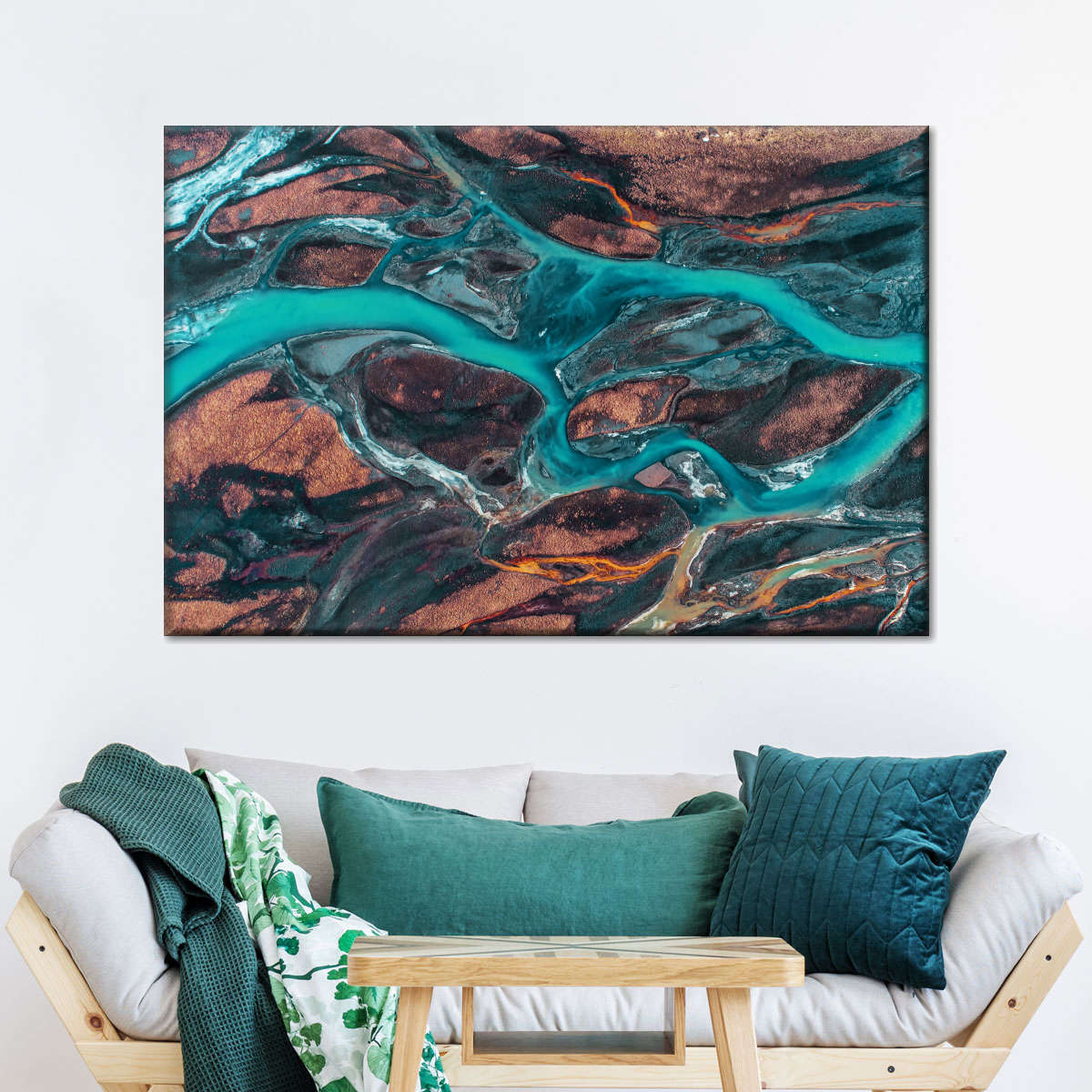 Icelandic River Wall Art