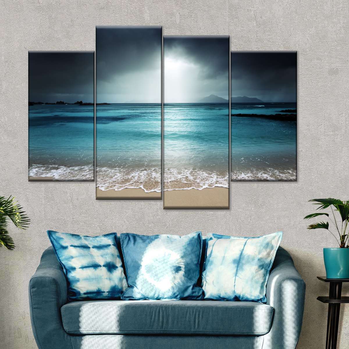 La Digue Island Evening Sky Wall Art