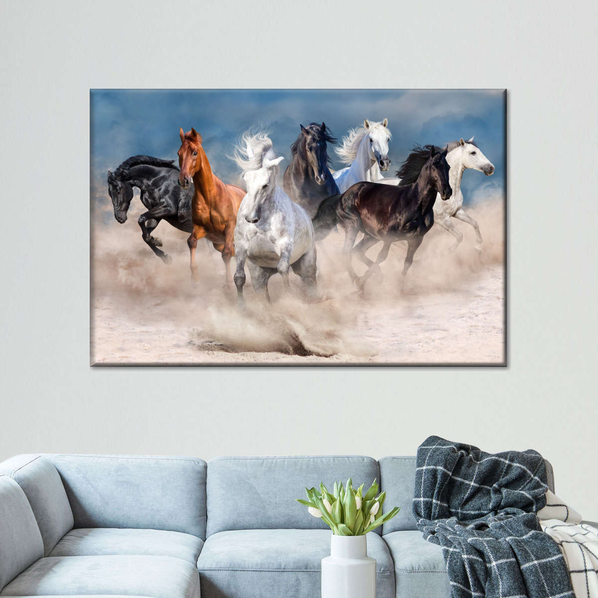 Running Horses Wall Art