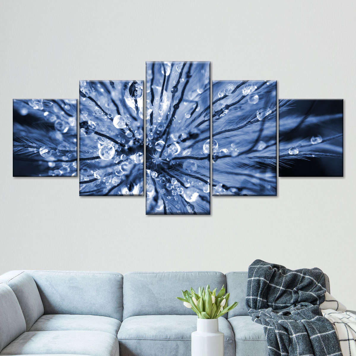 Abstract Flower Head Wall Art