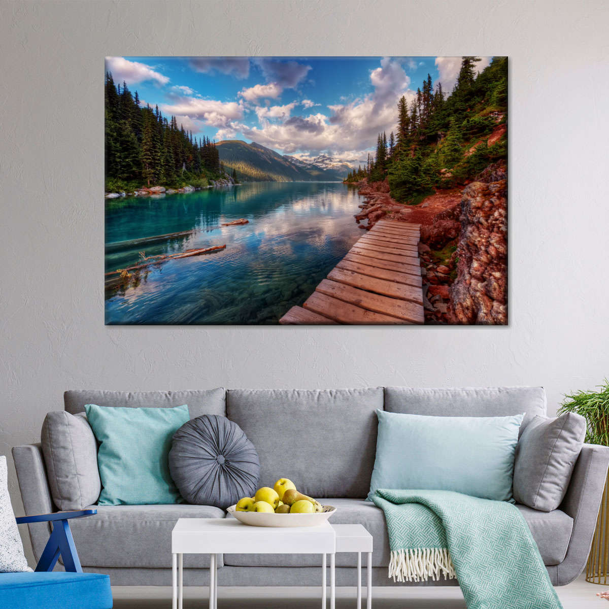 Lake Walkway Wall Art