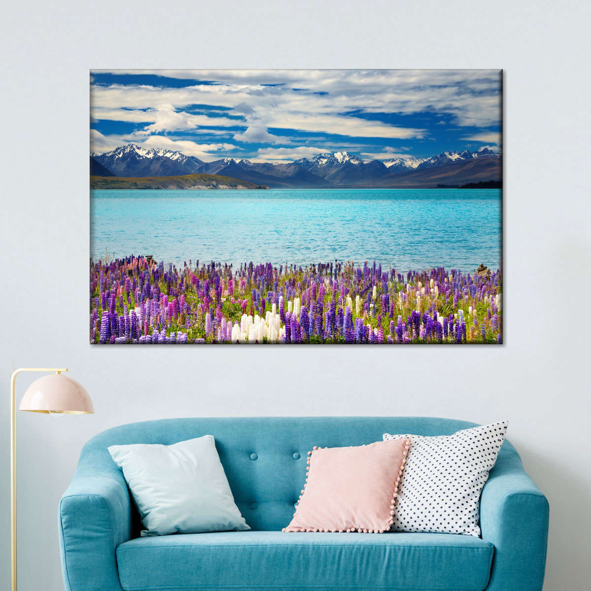 Lake Tekapo Mountain Wall Art