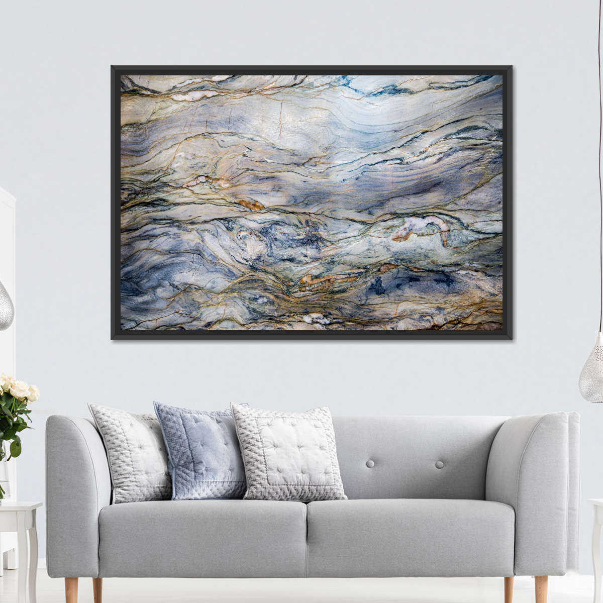 Marble Texture Abstract Wall Art