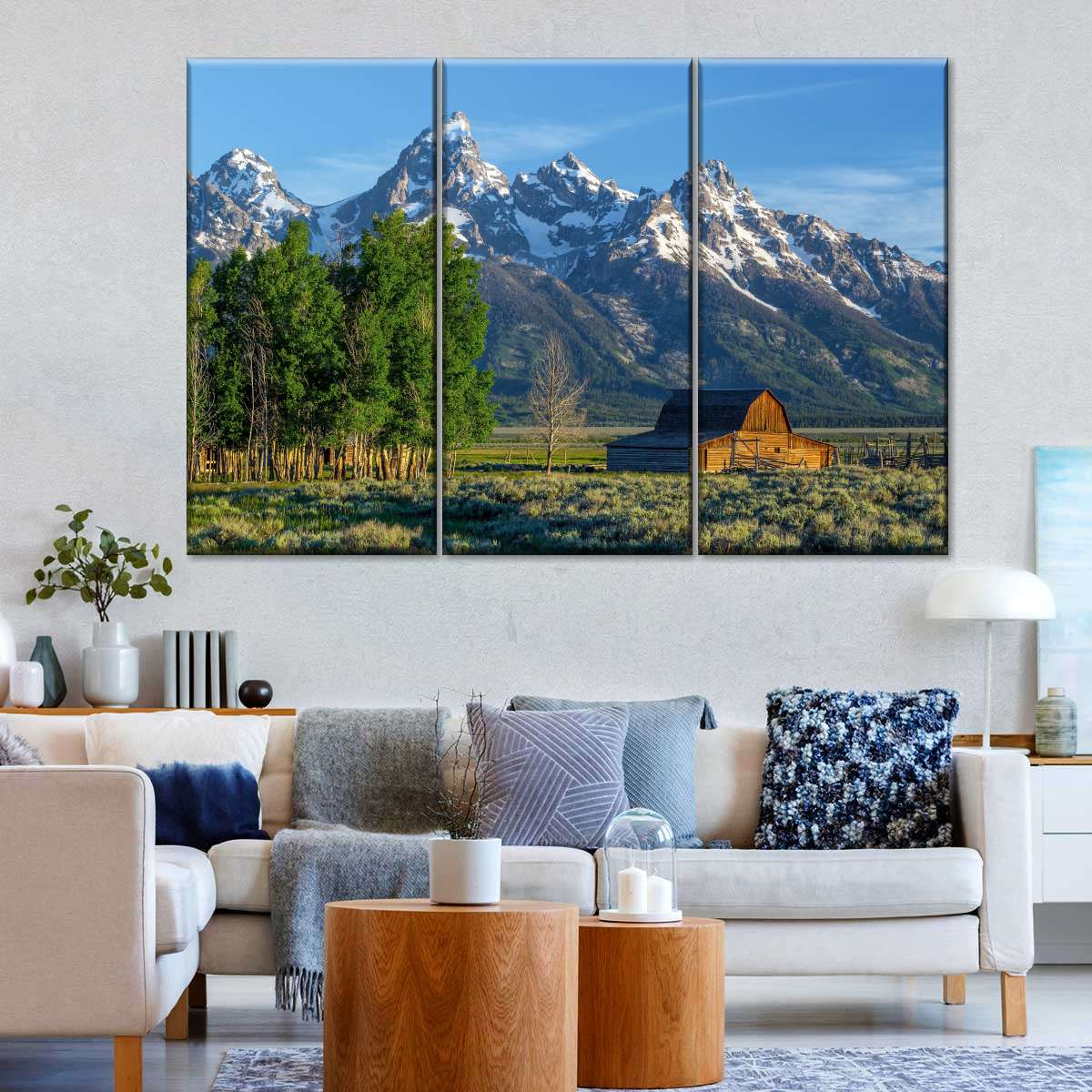 Grand Teton Mountains Barn Wall Art