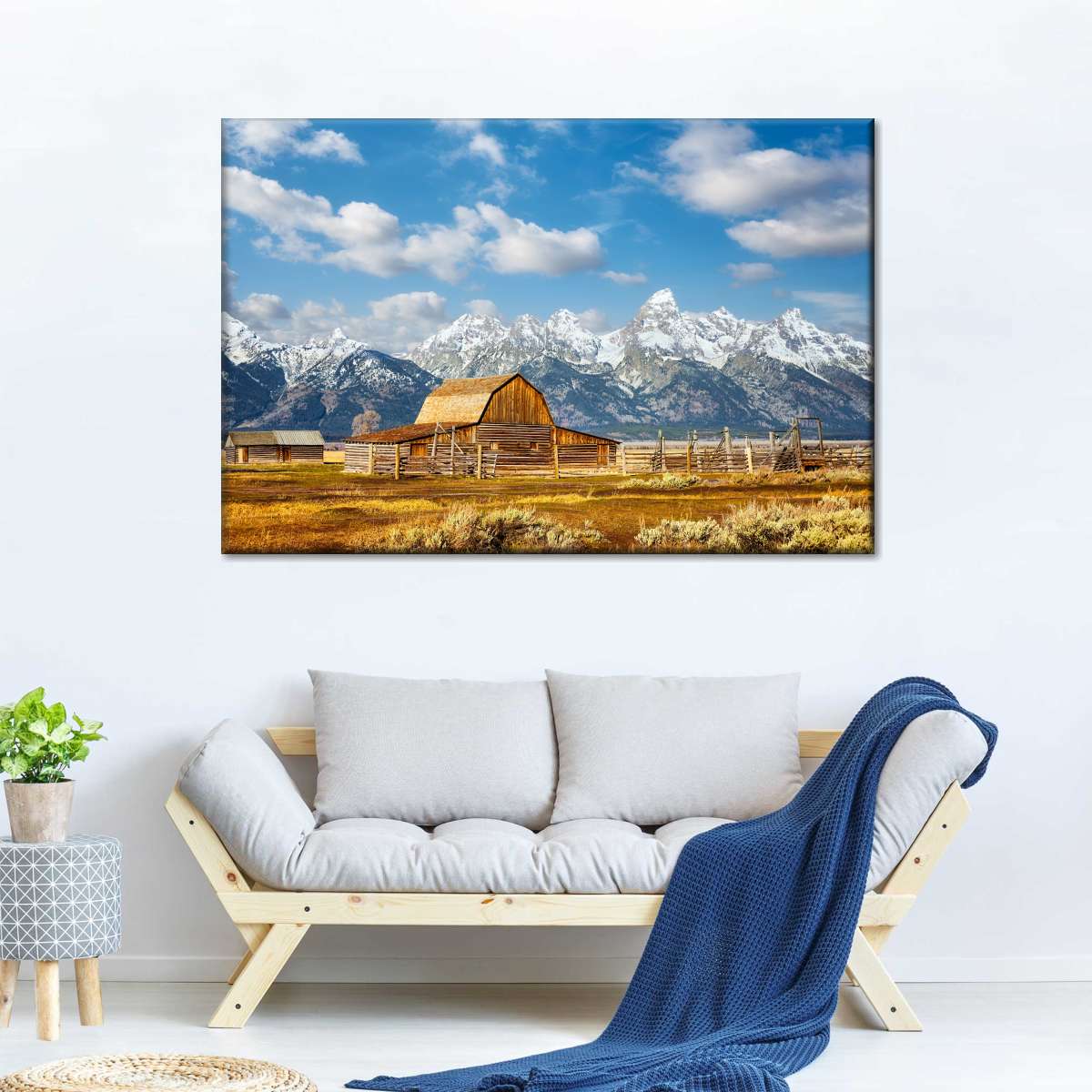 Teton Range Moulton Barn Wall Art