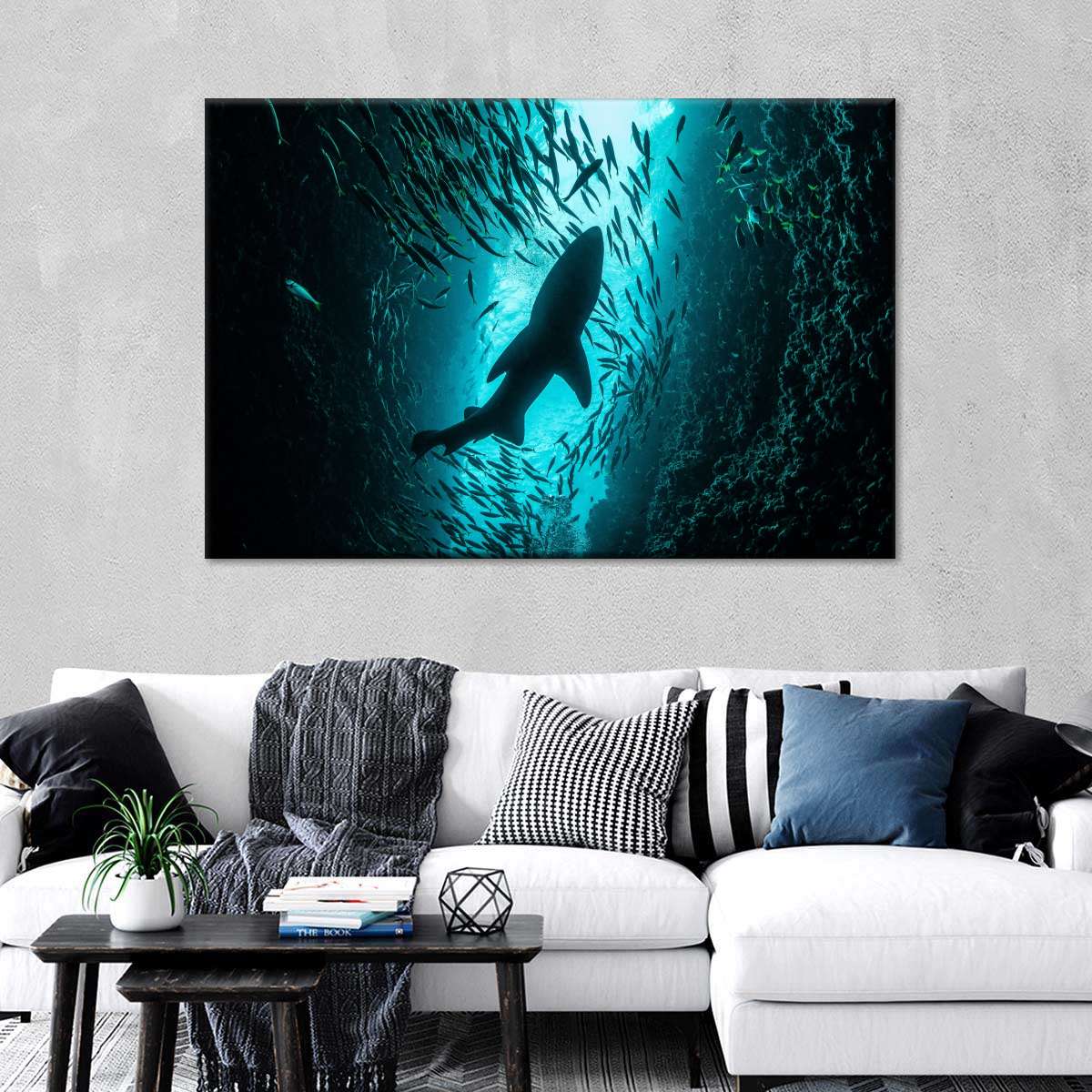 Shark Depth Wall Art