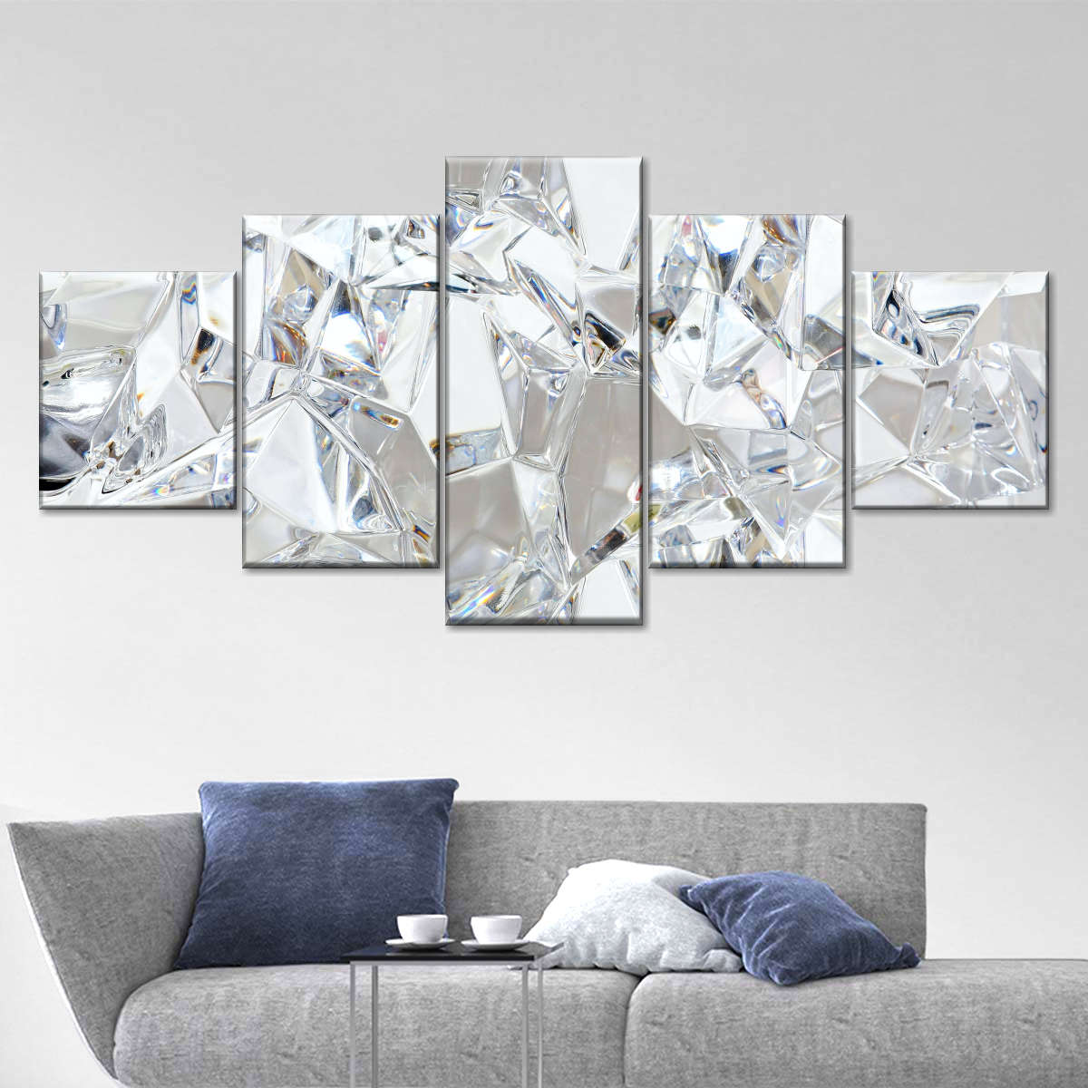 Abstract Ice Wall Art