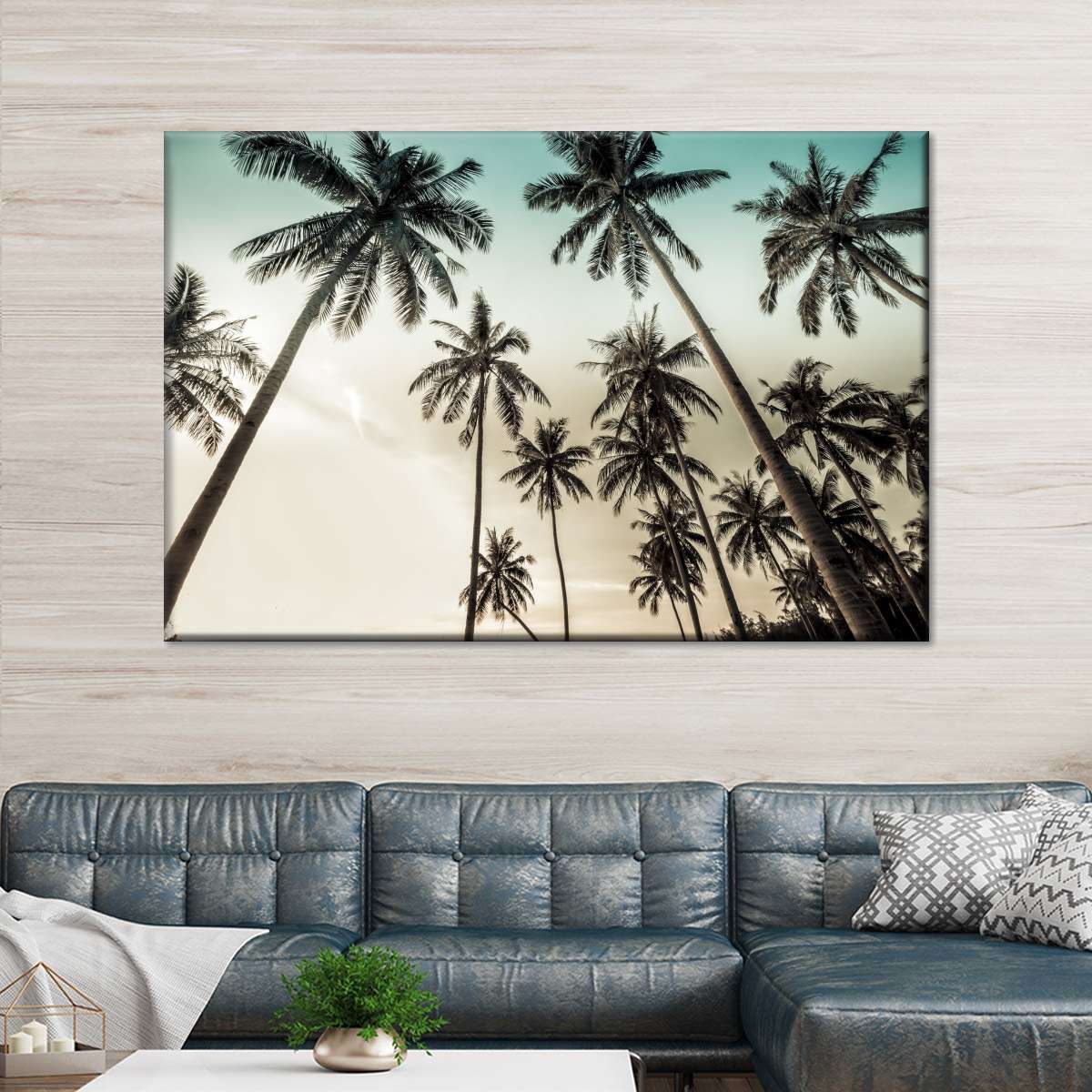 Dawning Above Palm Trees Wall Art