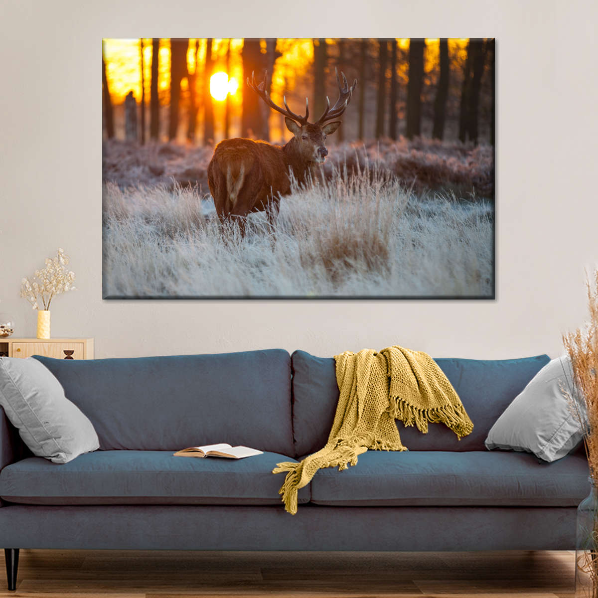 Forest Deer Hunting Wall Art