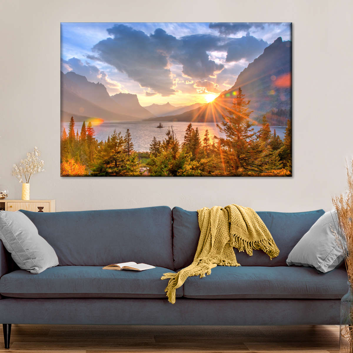 Montana Saint Mary Lake Wall Art