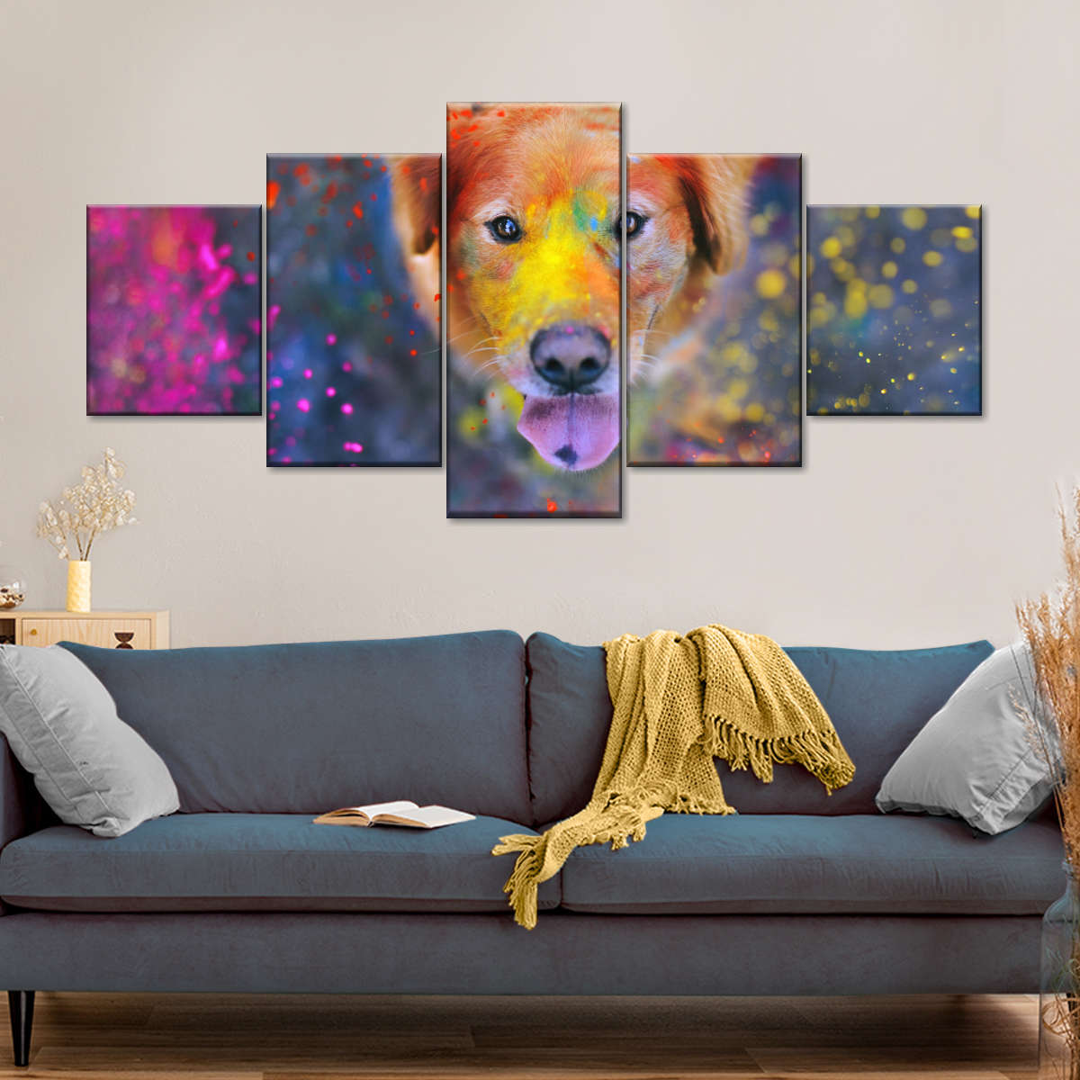 Colorful Labrador Wall Art