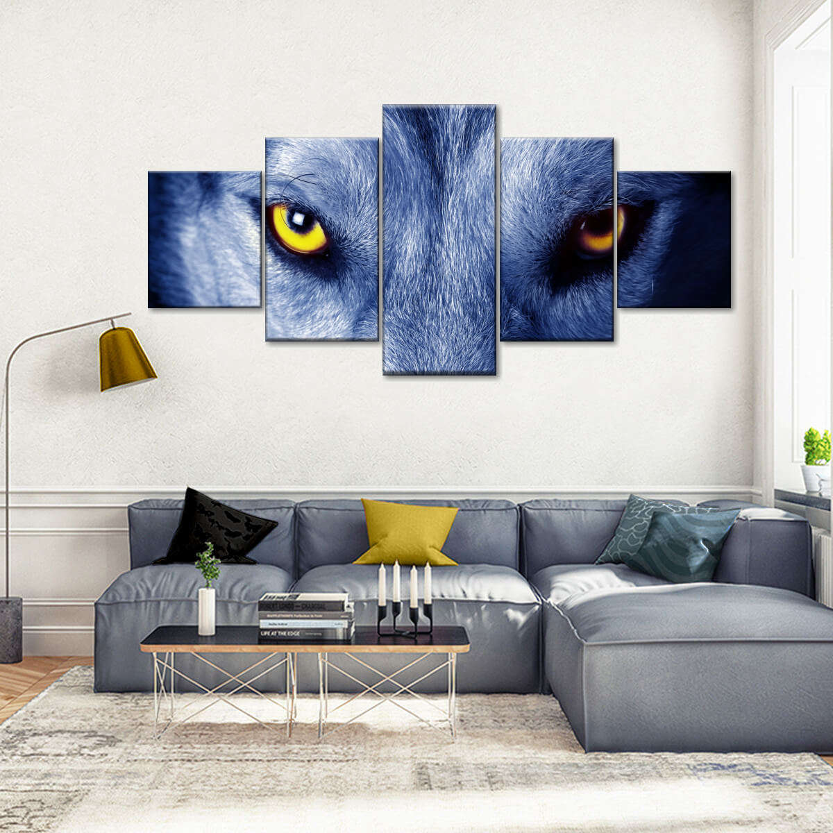 Mystic Wolf Eyes Wall Art