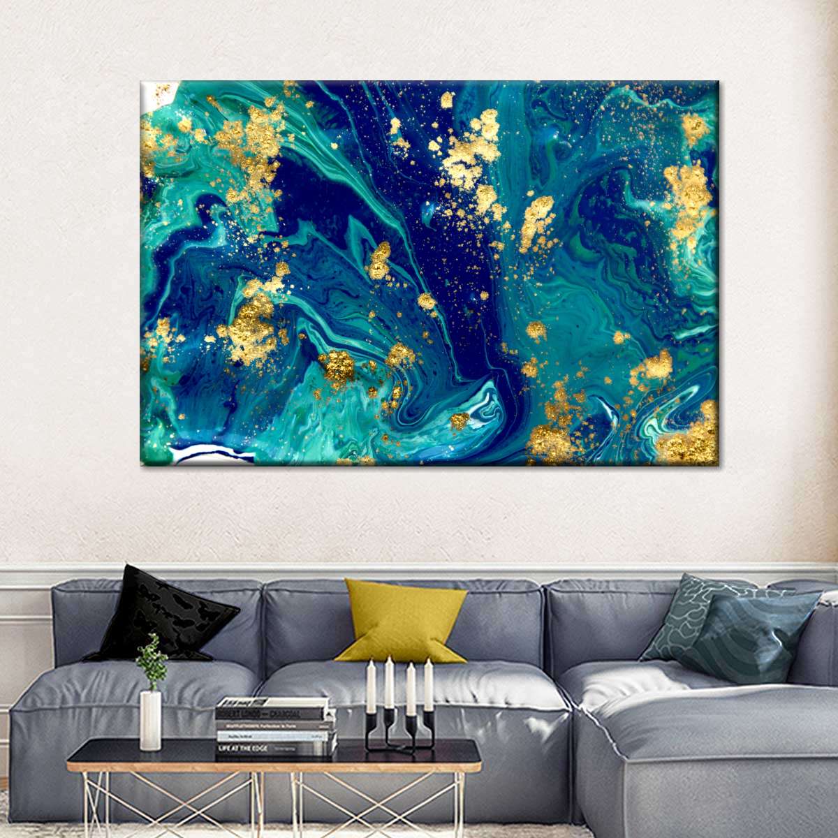 Marble Flow Abstract Wall Art