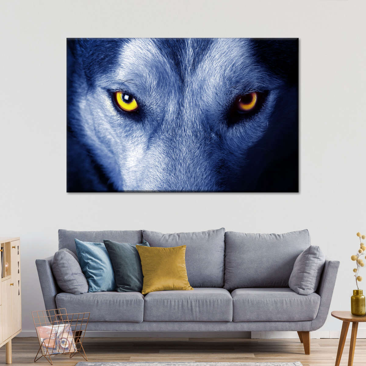 Mystic Wolf Eyes Wall Art