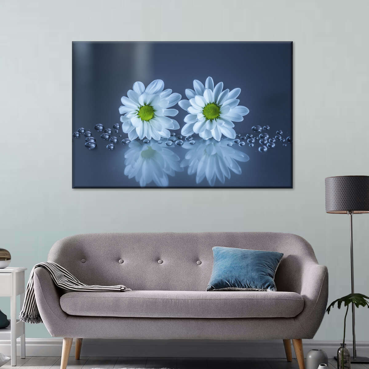 White Daisies Wall Art