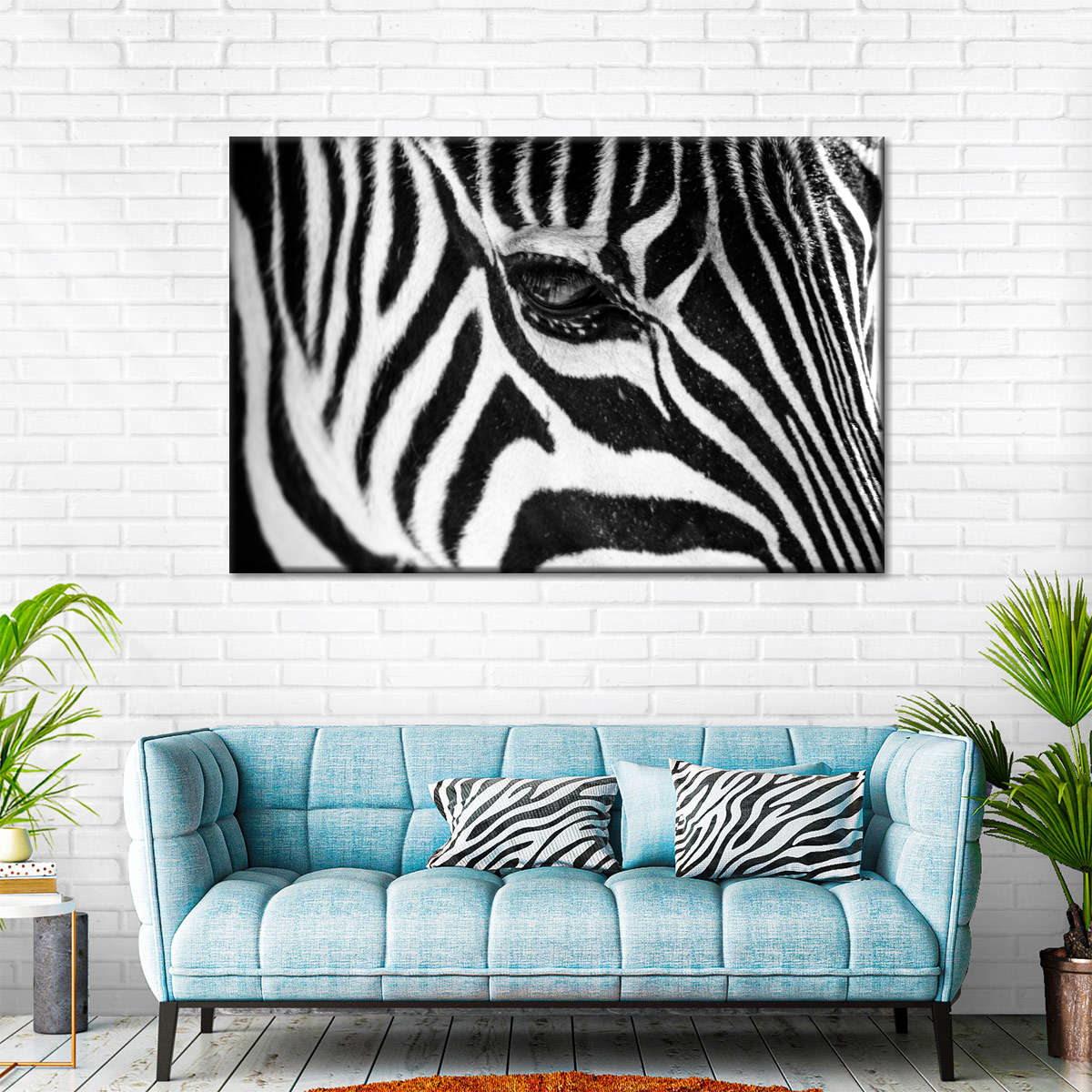 Zebra Eye Wall Art