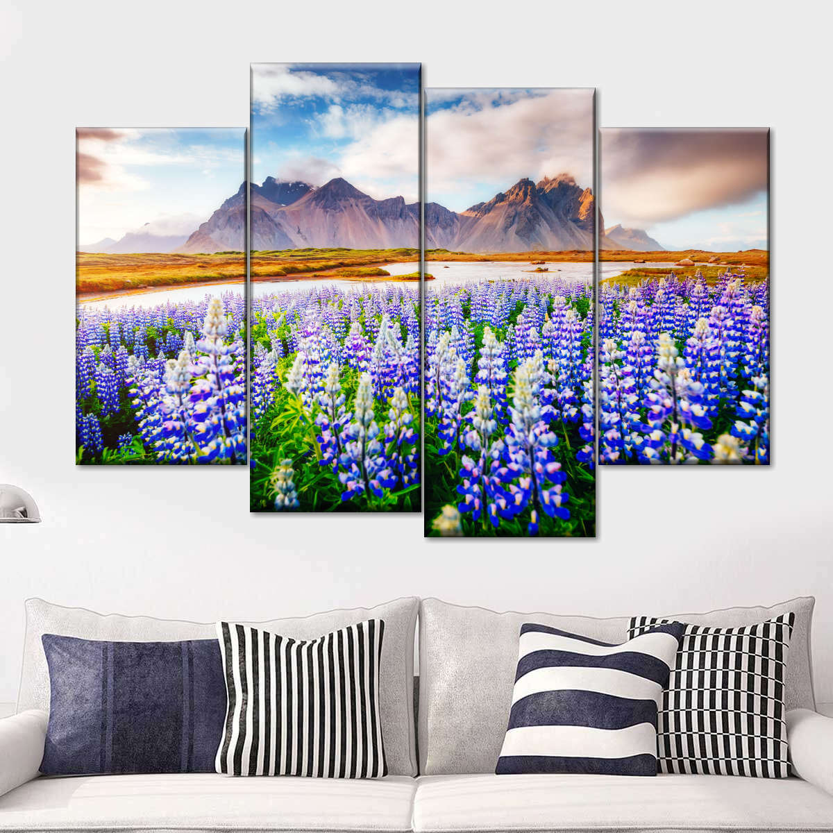 Majestic Lupines Wall Art