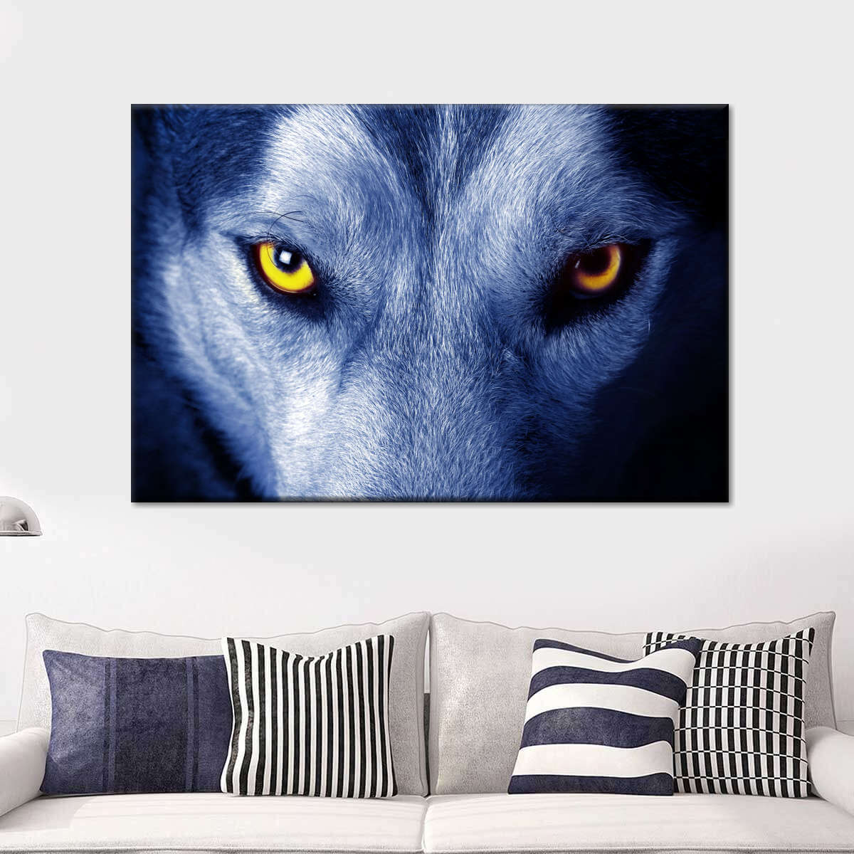 Mystic Wolf Eyes Wall Art