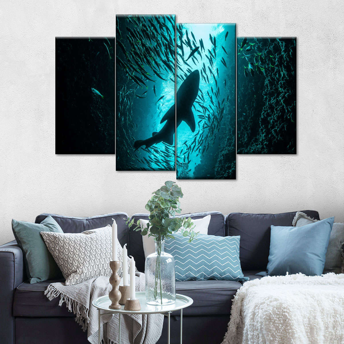 Shark Depth Wall Art