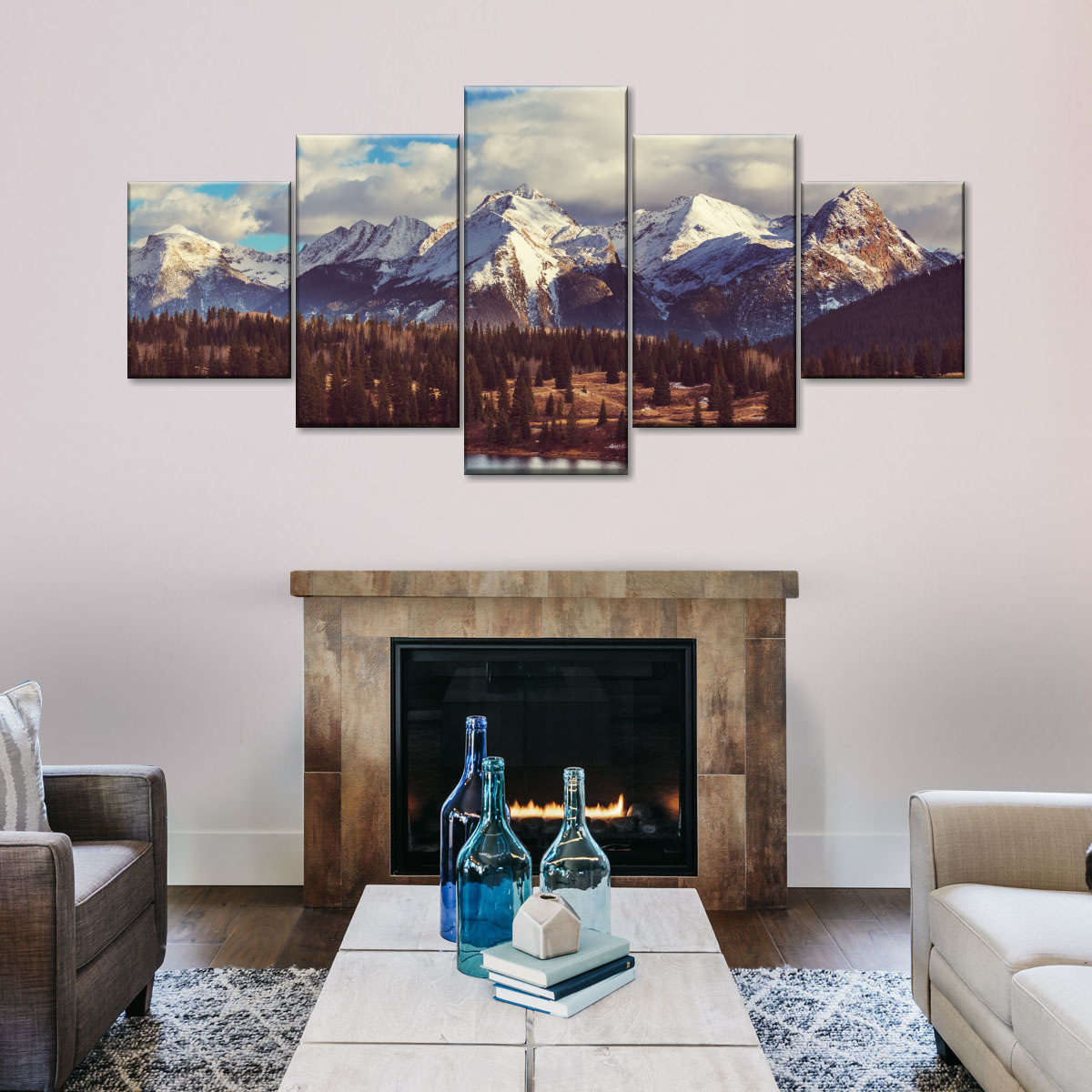 Rocky Mountain Landscape Wall Art