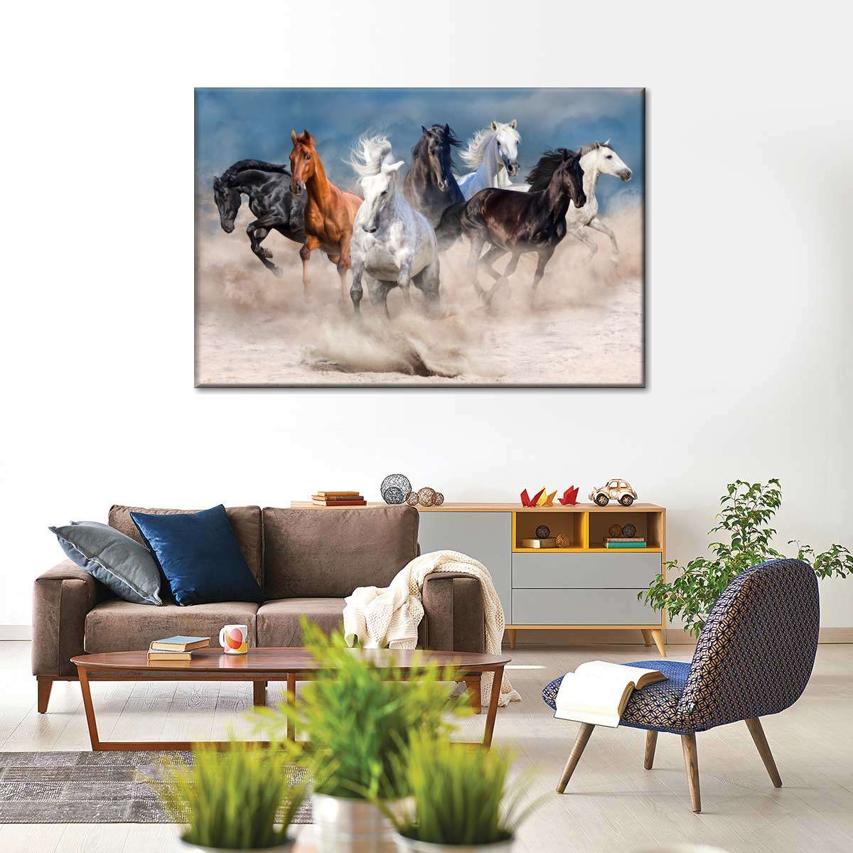 Running Horses Wall Art