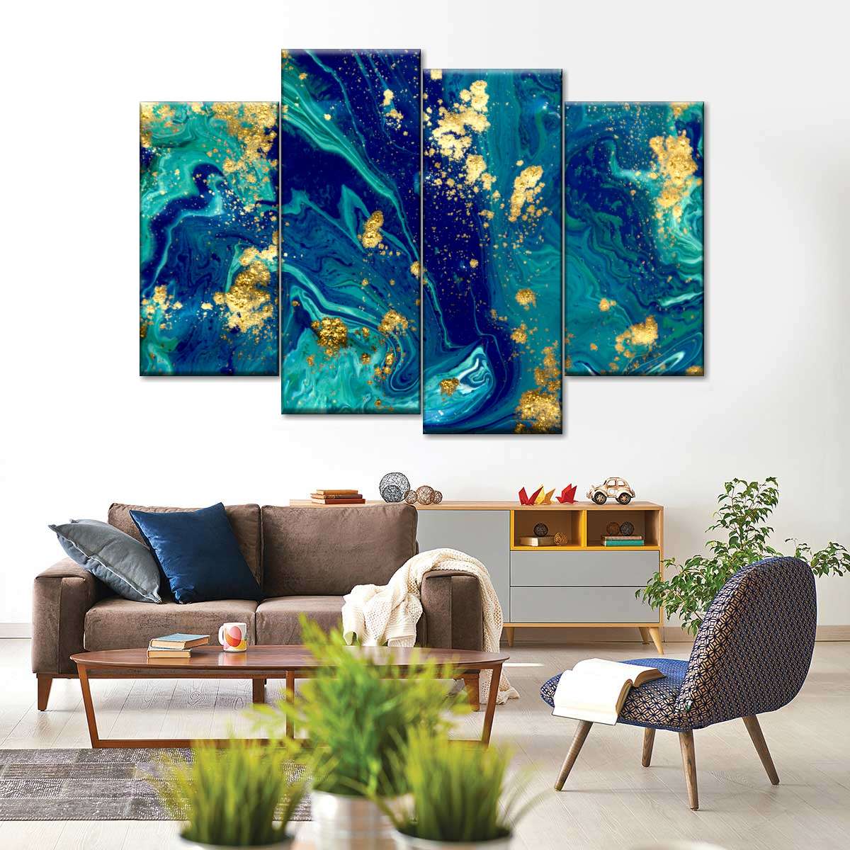 Marble Flow Abstract Wall Art