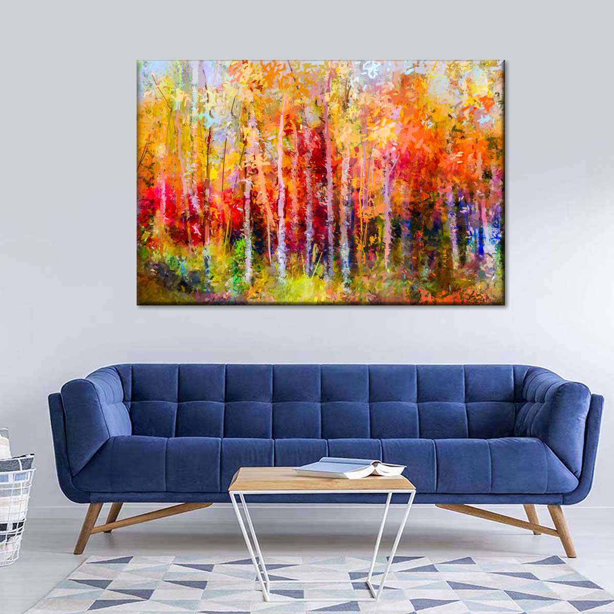 Abstract Fall Wall Art