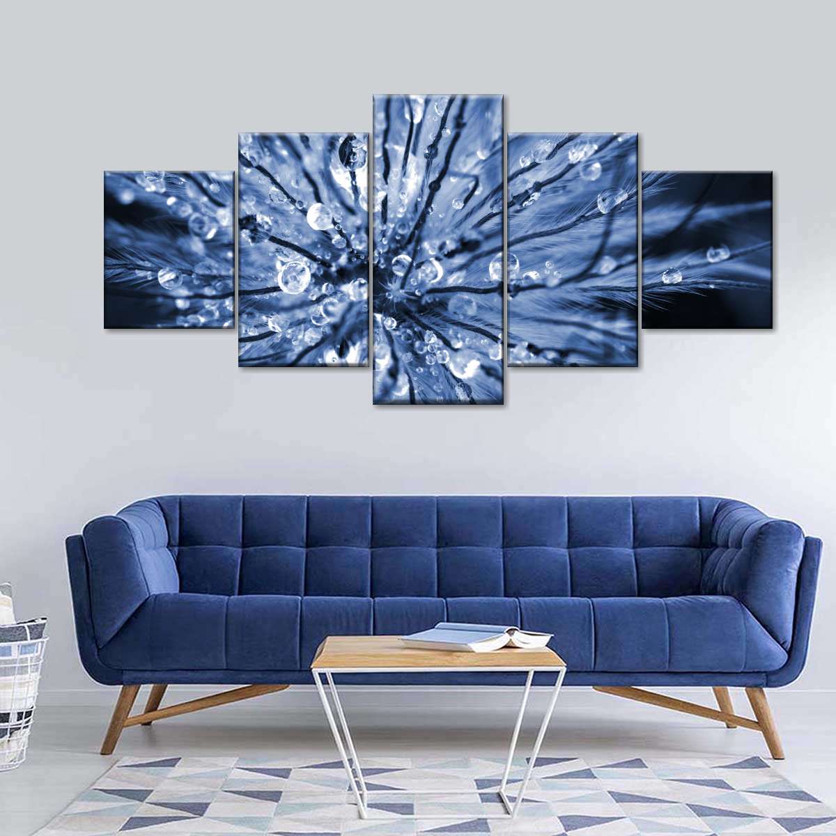 Abstract Flower Head Wall Art