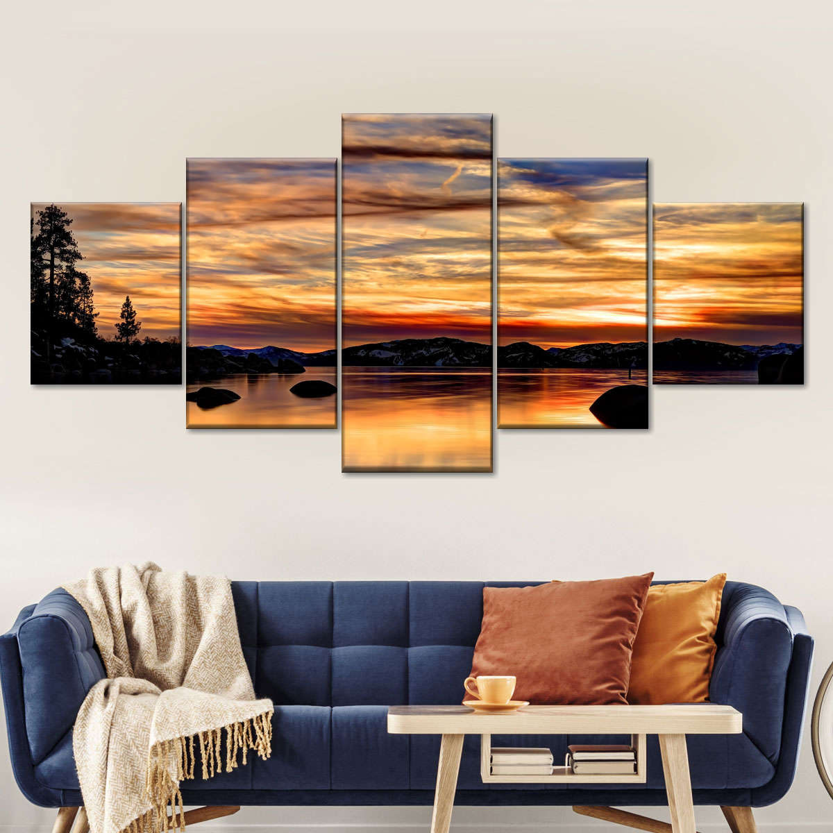 Lake Tahoe Granite Boulders Wall Art