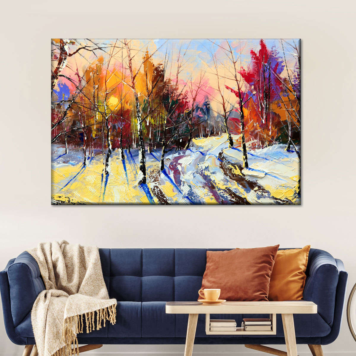 Snowy Forest Wall Art