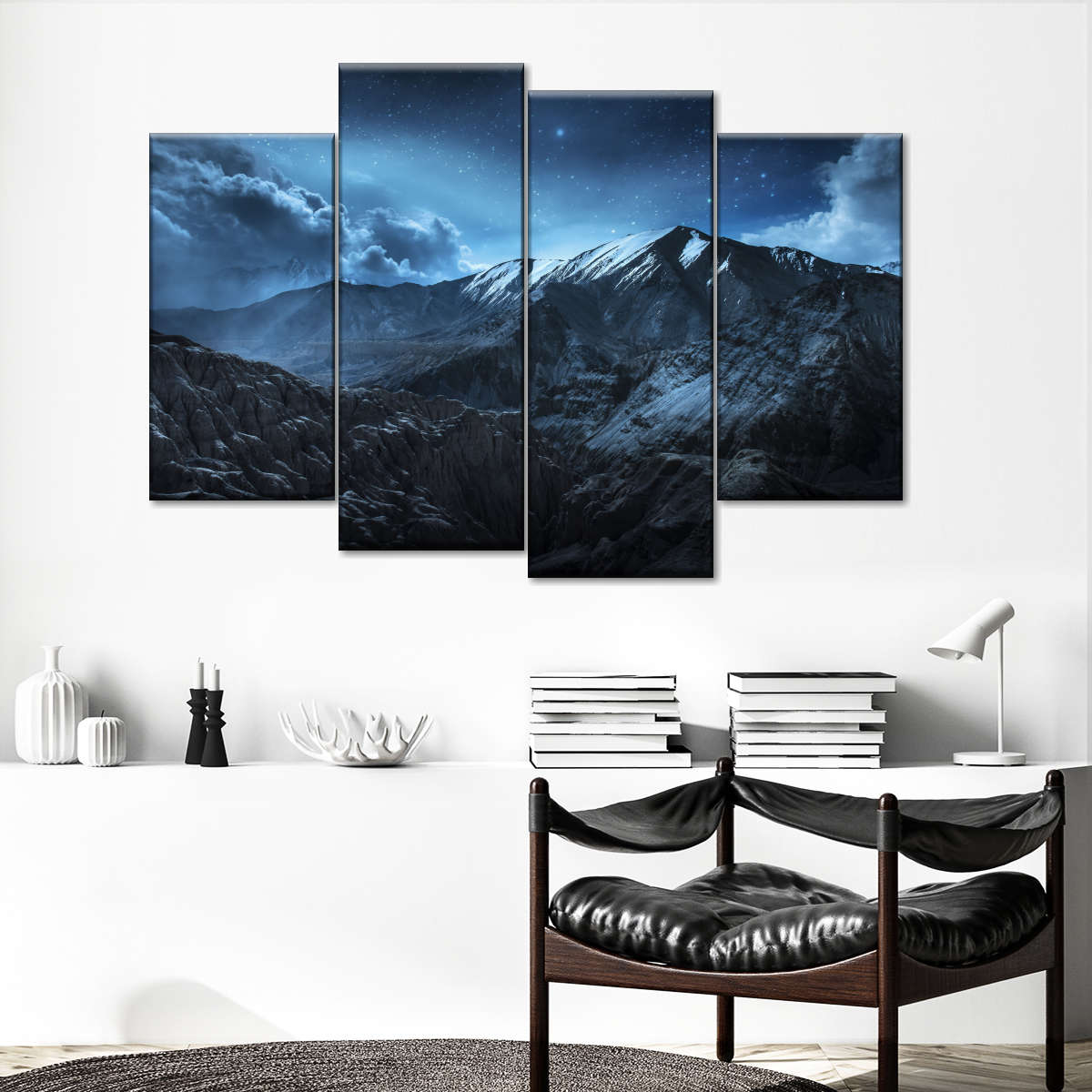 Ladakh Night Time Sky Wall Art