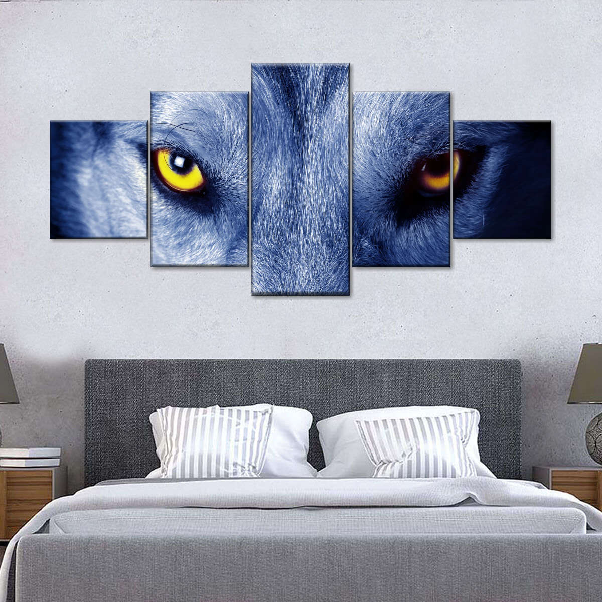 Mystic Wolf Eyes Wall Art