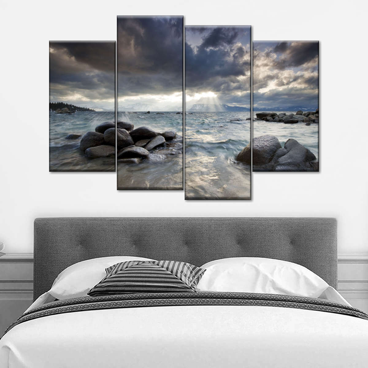 Sunlit Lake Tahoe Wall Art