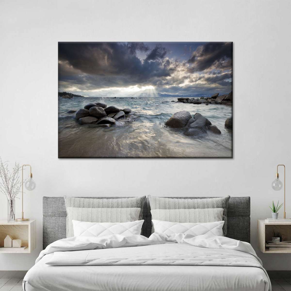 Sunlit Lake Tahoe Wall Art